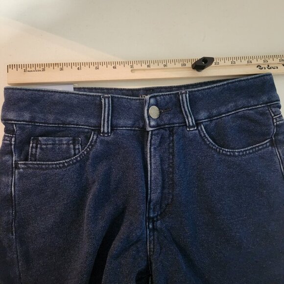 Riders Lee Shorts Womens SIze10 Blue Frayed Hem Mid Rise Stretch Denim Cut Off - Picture 9 of 16